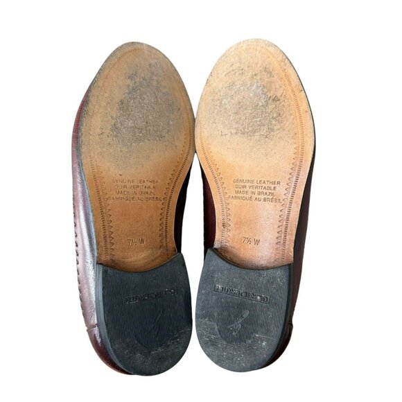 Giorgio Brutini Le Glove Shoes Mens 7.5W Brown Slip On Leather Loafer Moc Toe - Picture 8 of 9